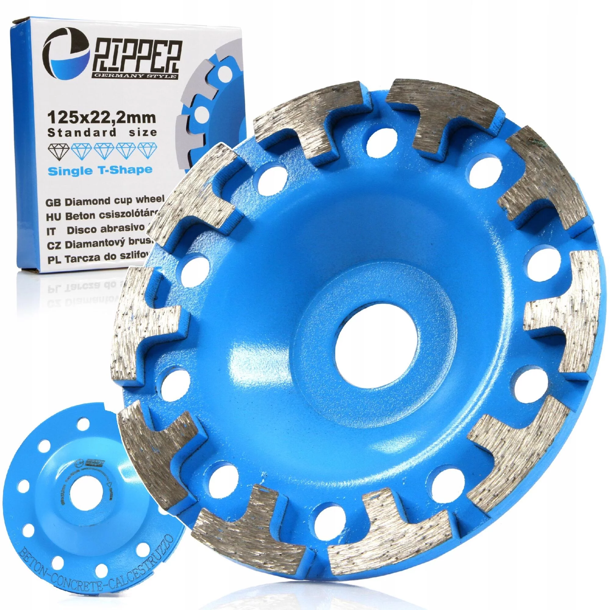 TARCZA DO SZLIF. BET. 125x22 T-SHAPE