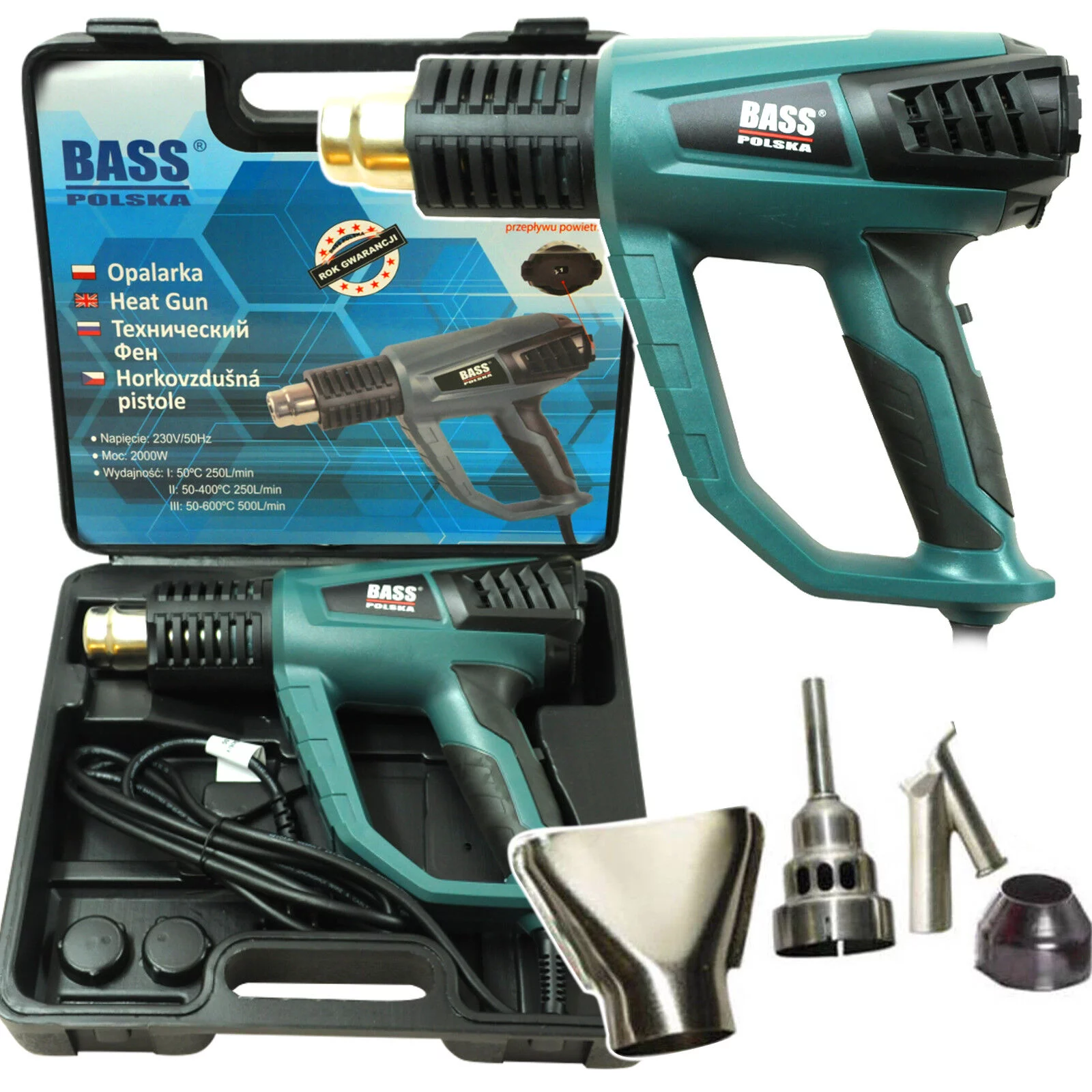 SPAWARKA OPALARKA 2000W AKCESORIA