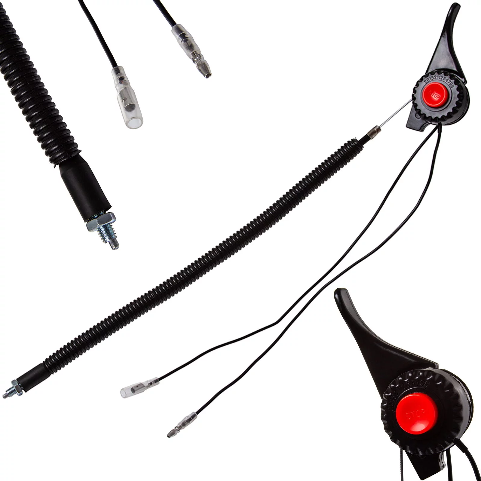 MANETKA GAZU POMPY SPALINOWEJ 1"