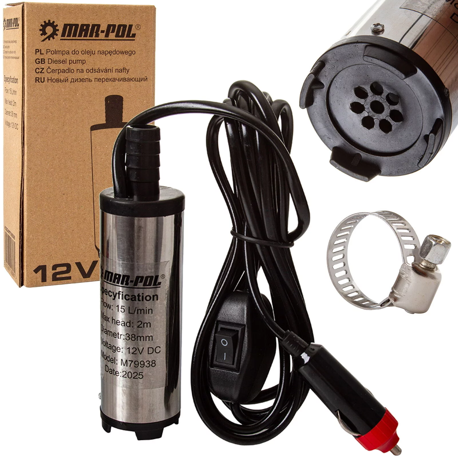 POMPA 12V DO BAKU 38mm M79938