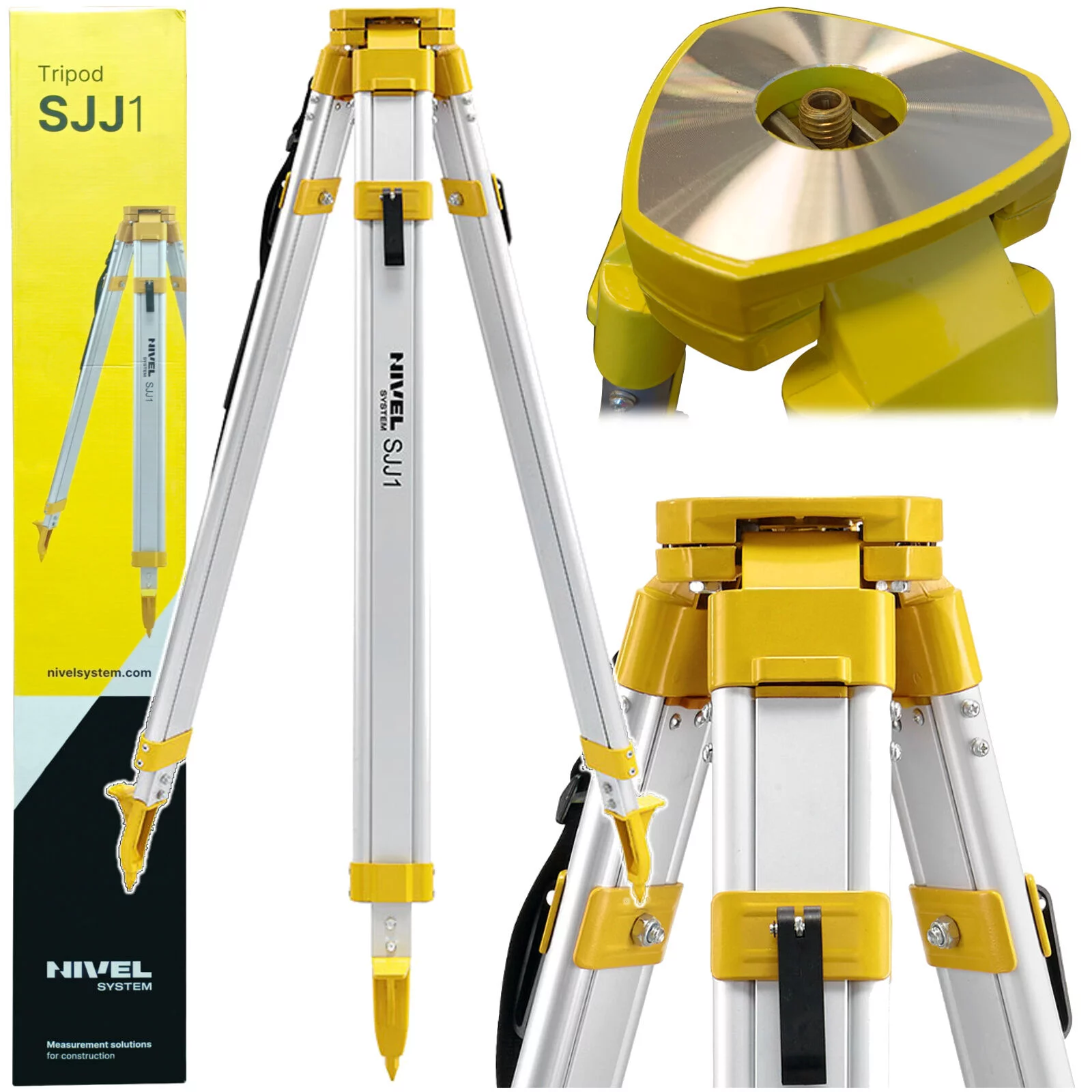 STATYW ALUMINIOWY Z GŁOWICĄ PŁASKĄ