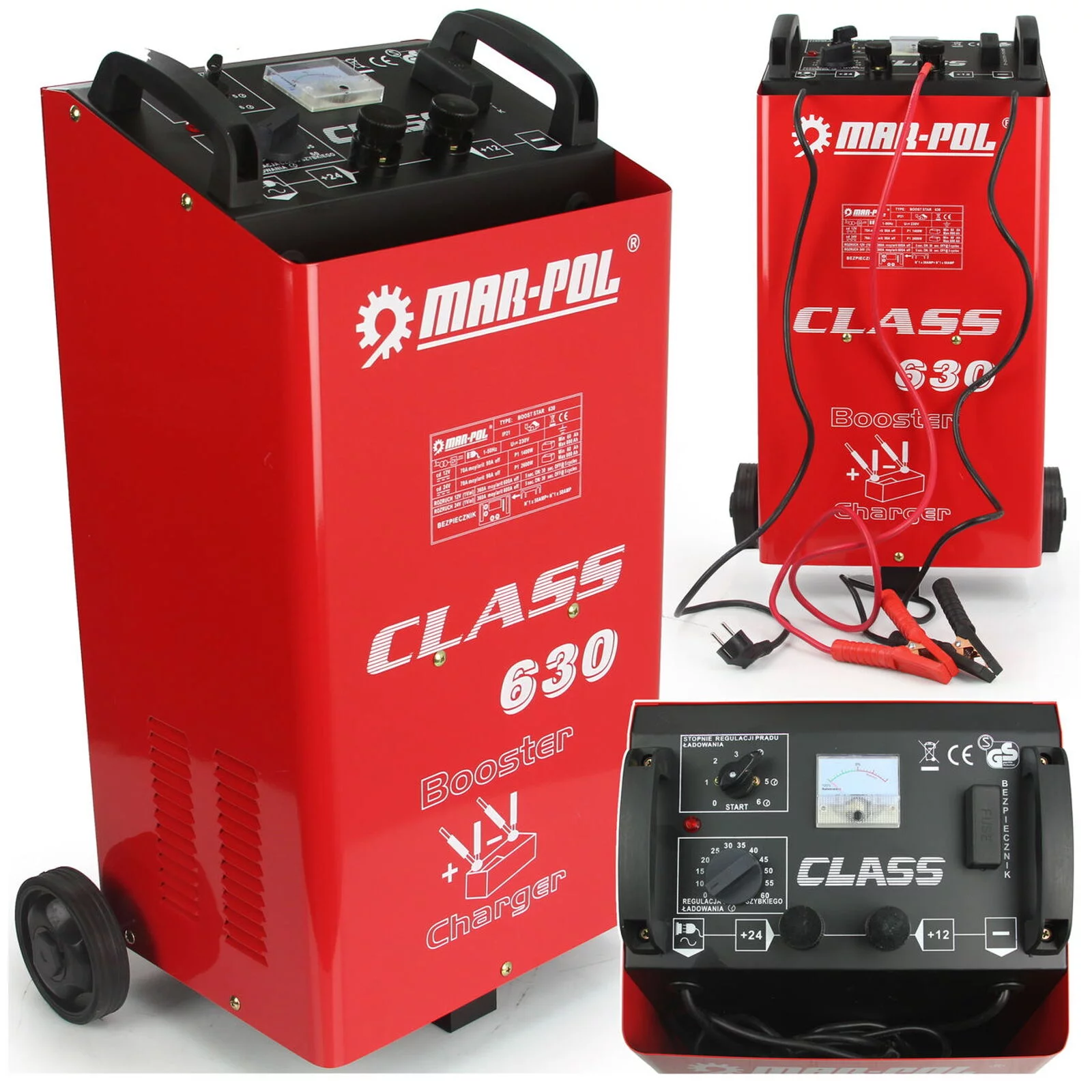 PROSTOWNIK Z ROZRUCHEM RIPPER LCD CLASS 630 12/24V