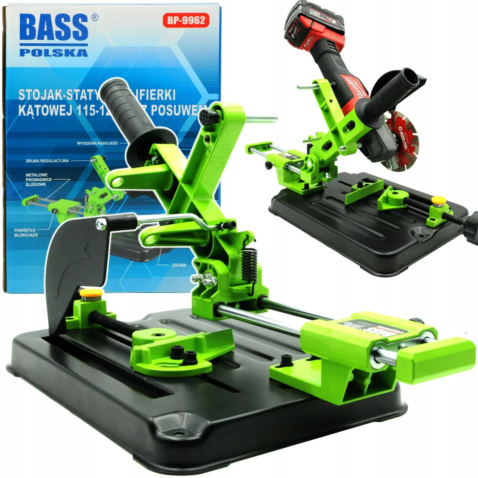 STOJAK DO SZLIFIERKI 125mm  z posuwem