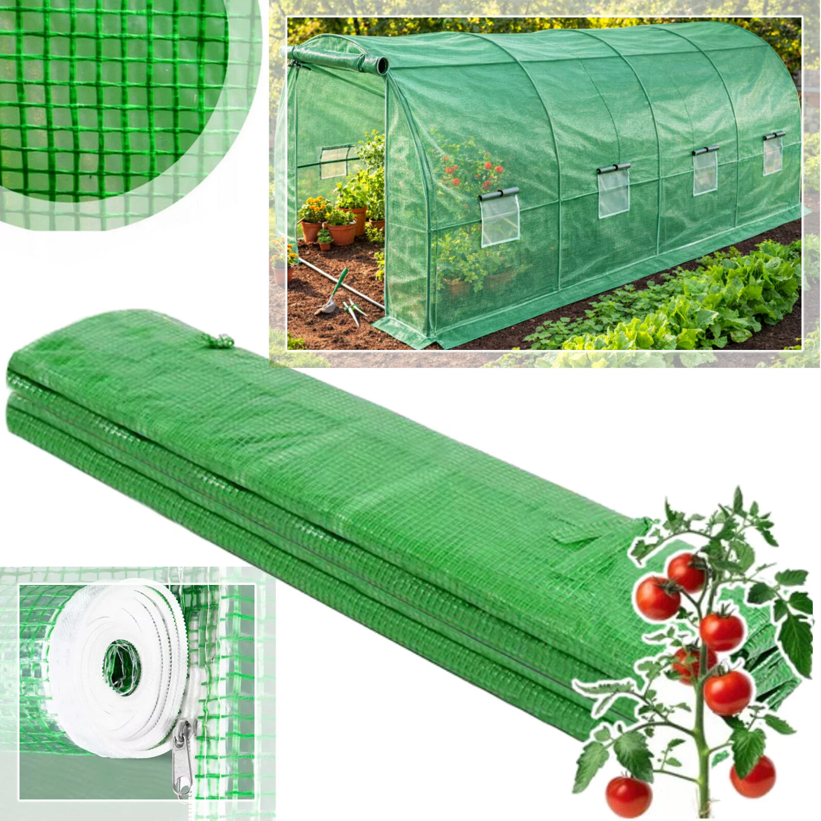 FOLIA TUNELU 4x2,5x2m ZIELONA POKRYCIE