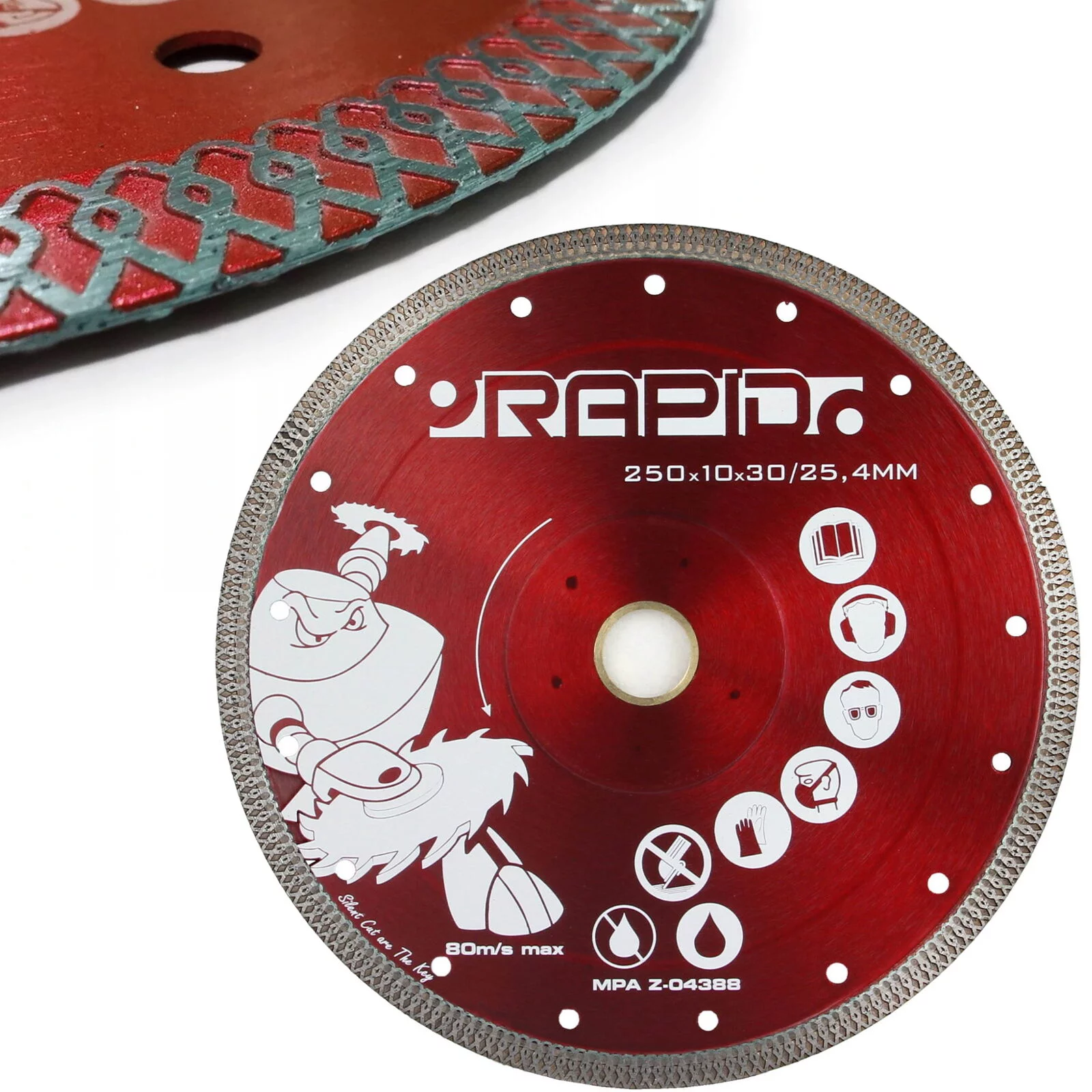 TARCZA DIAMENTOWA 250x10x30/25,4 RAPID SILENT