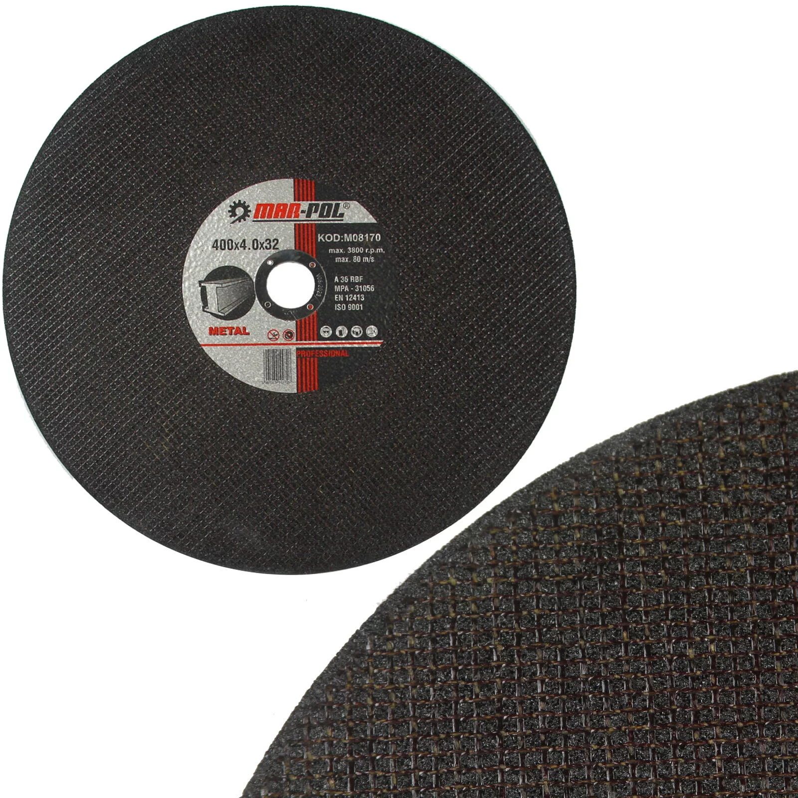 TARCZA DO METALU 400mm M08170