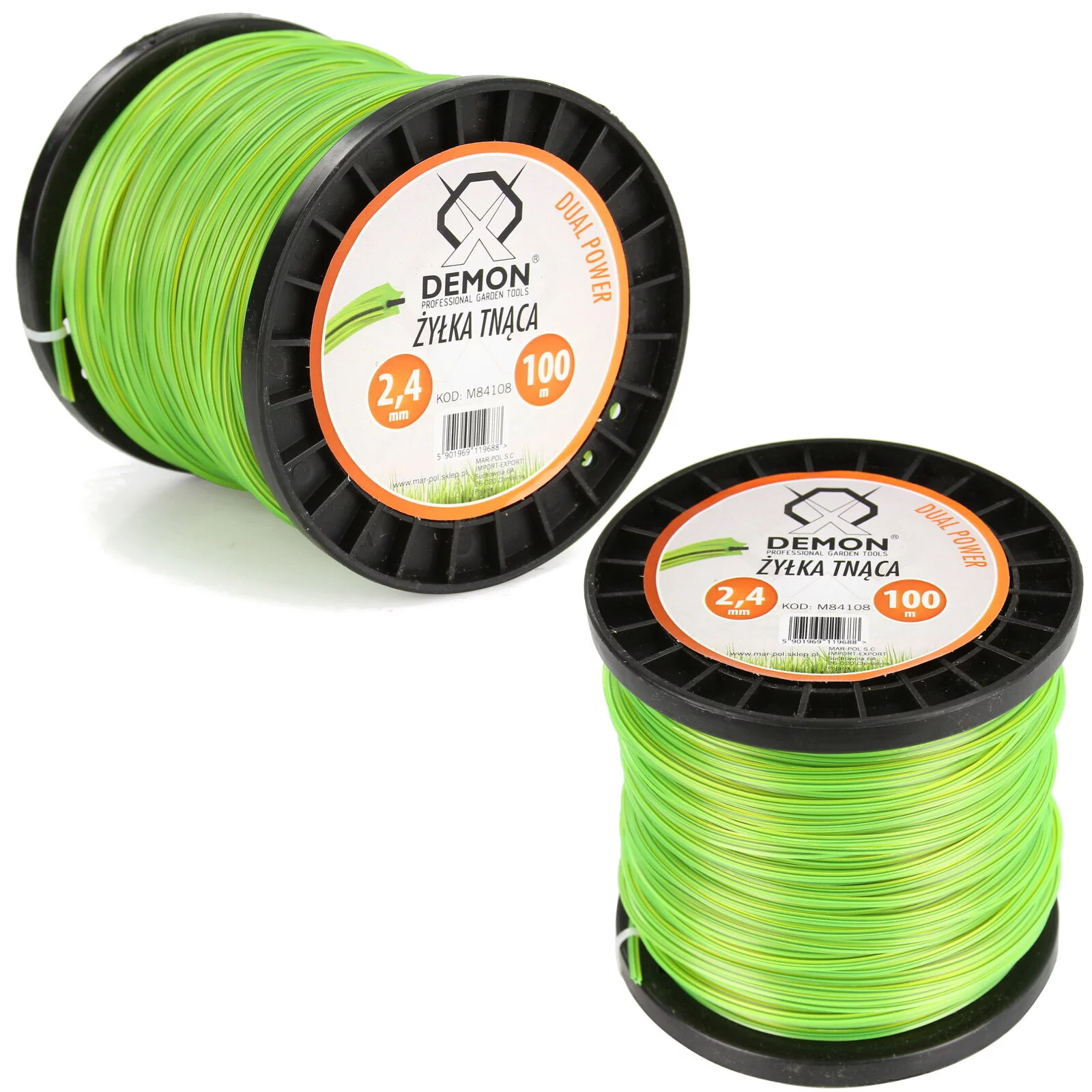 ŻYŁKA ZBROJONA DO KOSY SPALINOWEJ 2.4mm 100m GWIAZDKA