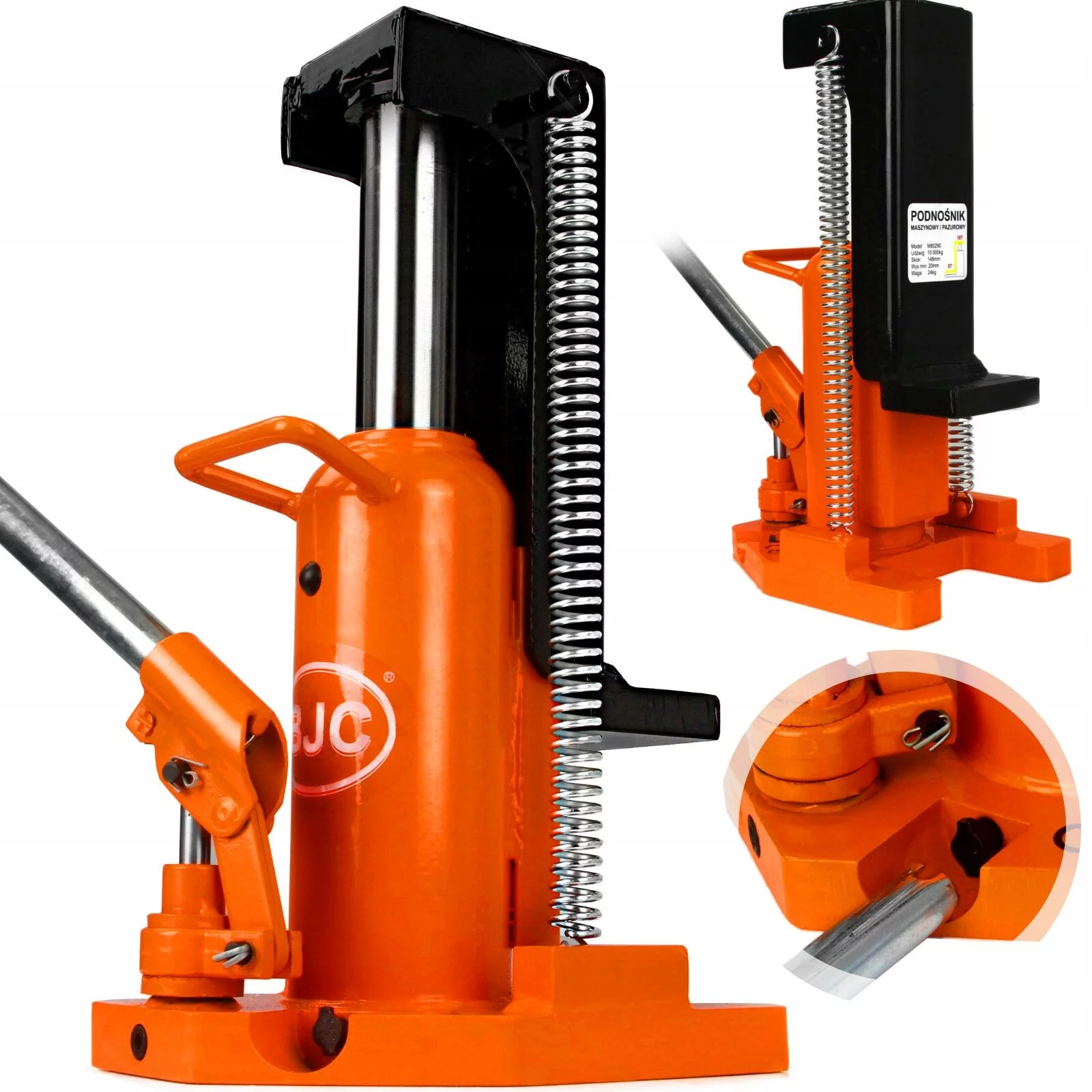 PODNOŚNIK MASZYNOWY / PAZUROWY 10T BJC