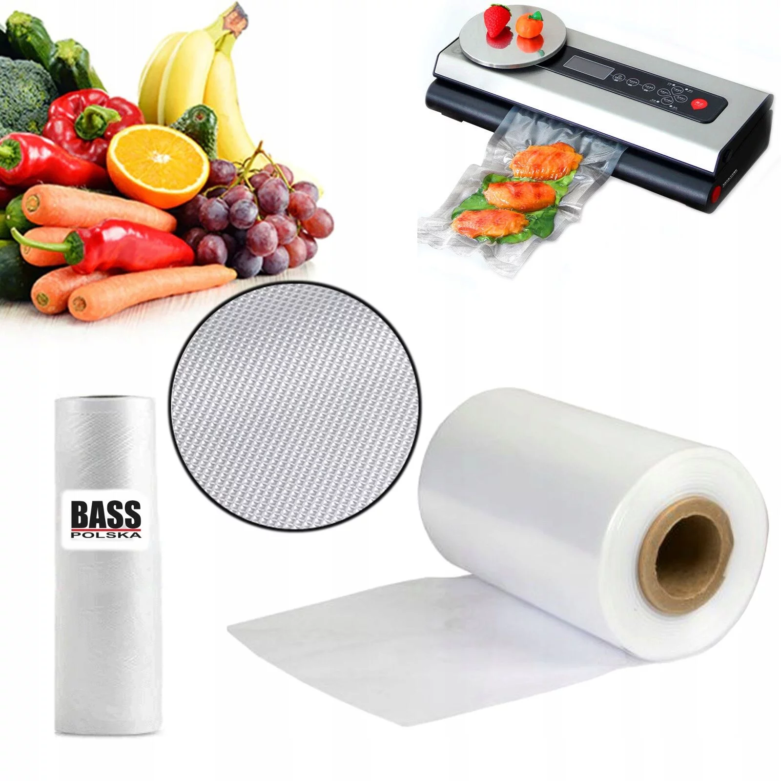 Rękaw folia do zgrzewarki próżniowej 15 x 600 cm