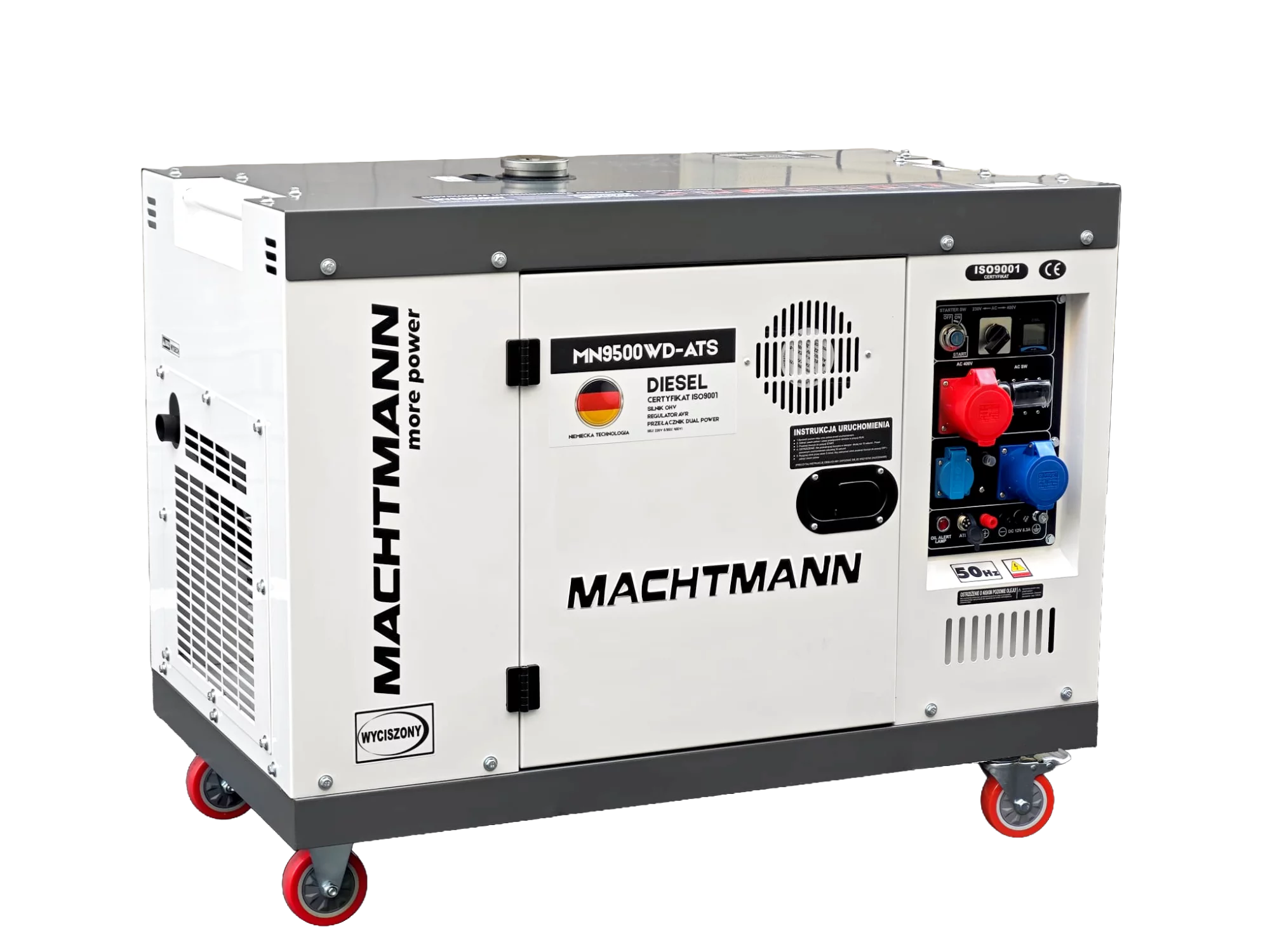 Agregat prądotwórczy MACHTMANN 7KW MN9500WD-ATS