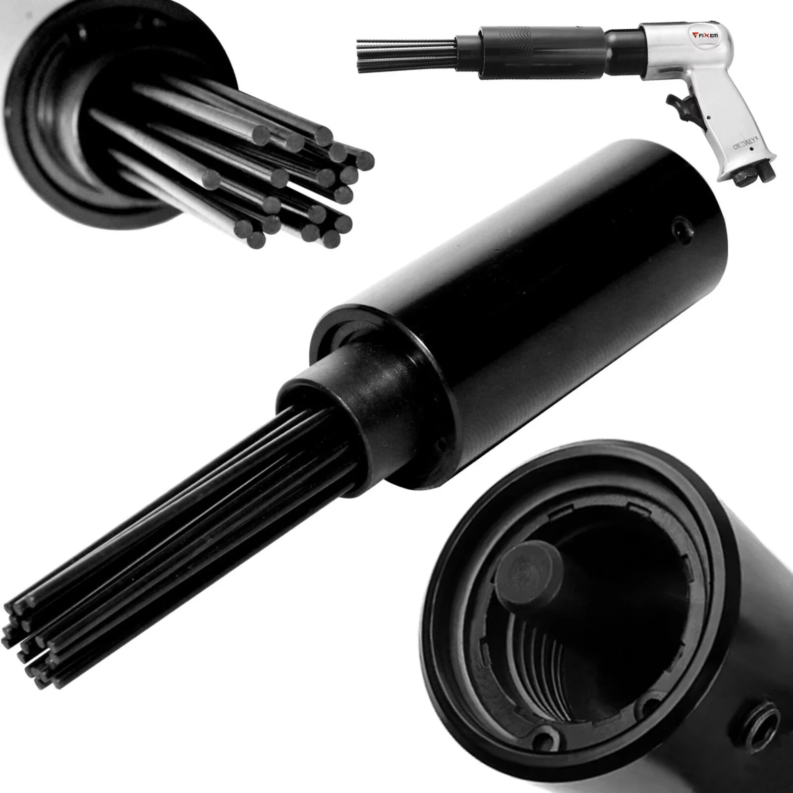 IGŁY NASADKA GŁOWICA IGŁOWA 19 IGIEŁ DO MŁOTKA PNEUMATYCZNEGO