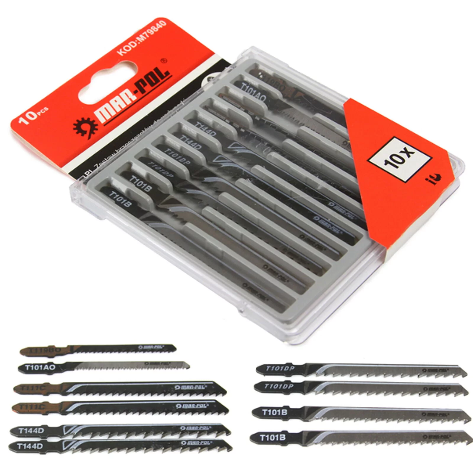 NOŻE WYRZYNARKI KPL. 10pcs