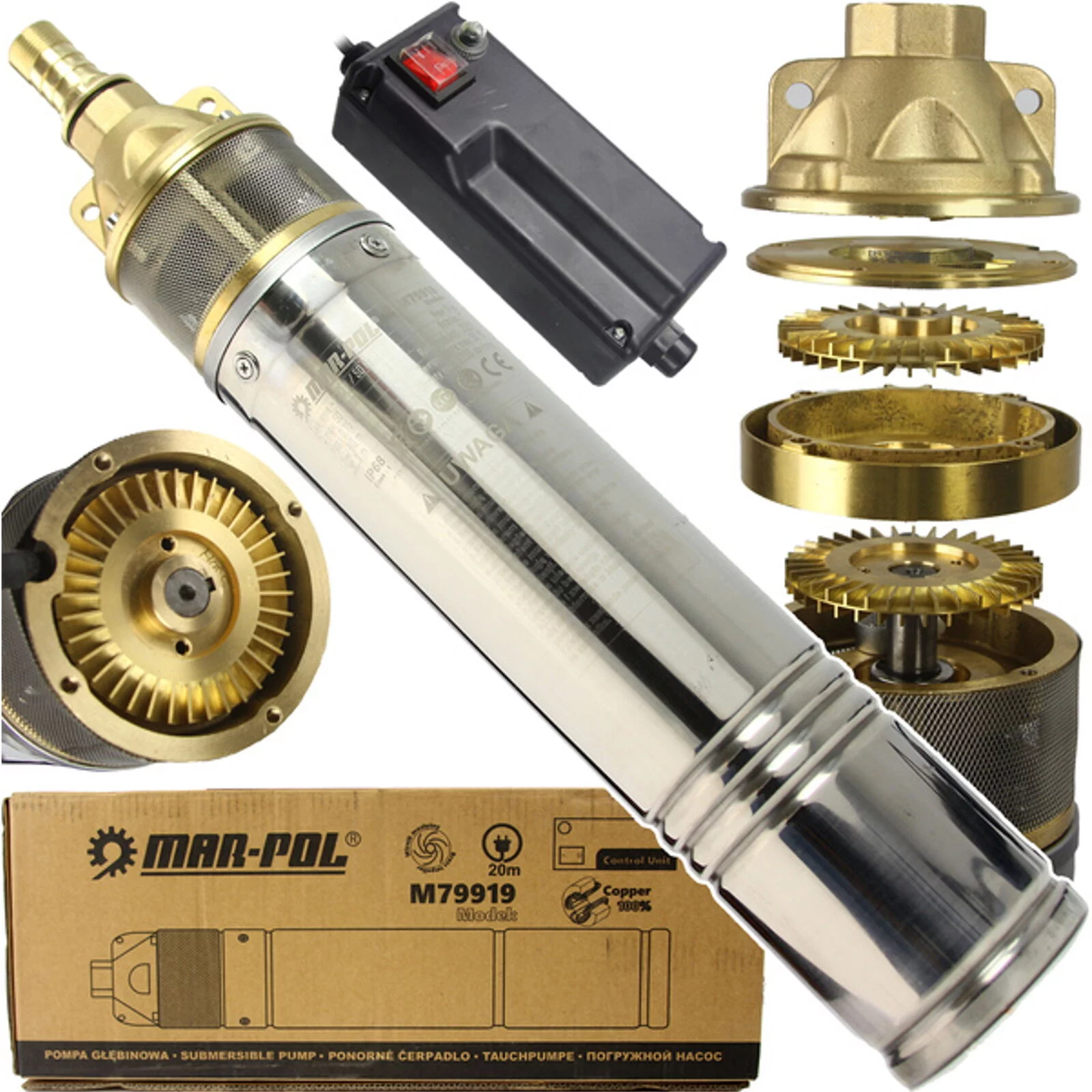 POMPA DO WODY ZEWNĘTRZNA GAM