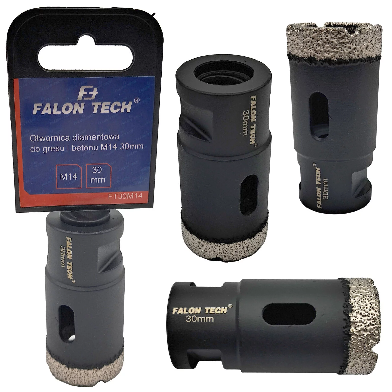 OTWORNICA DIAMENTOWA DO GRESU 30mm M14