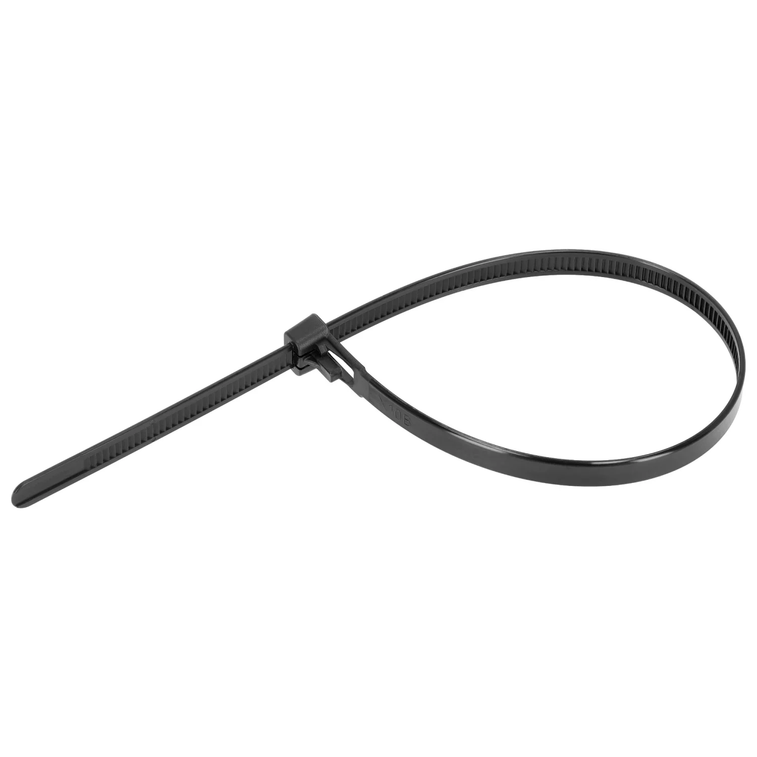 Opaski nylonowe demontowalne czarne 7,6x200mm