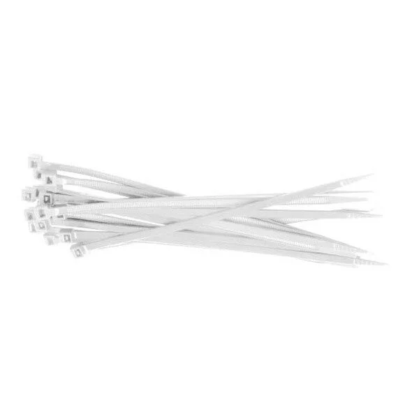 Opaski nylonowe białe 4,8x380mm bag (100) 1/50