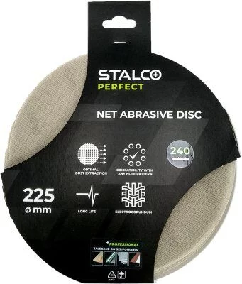 Krążek ścierny siatkowy 225mm, gr. 80 STALCO