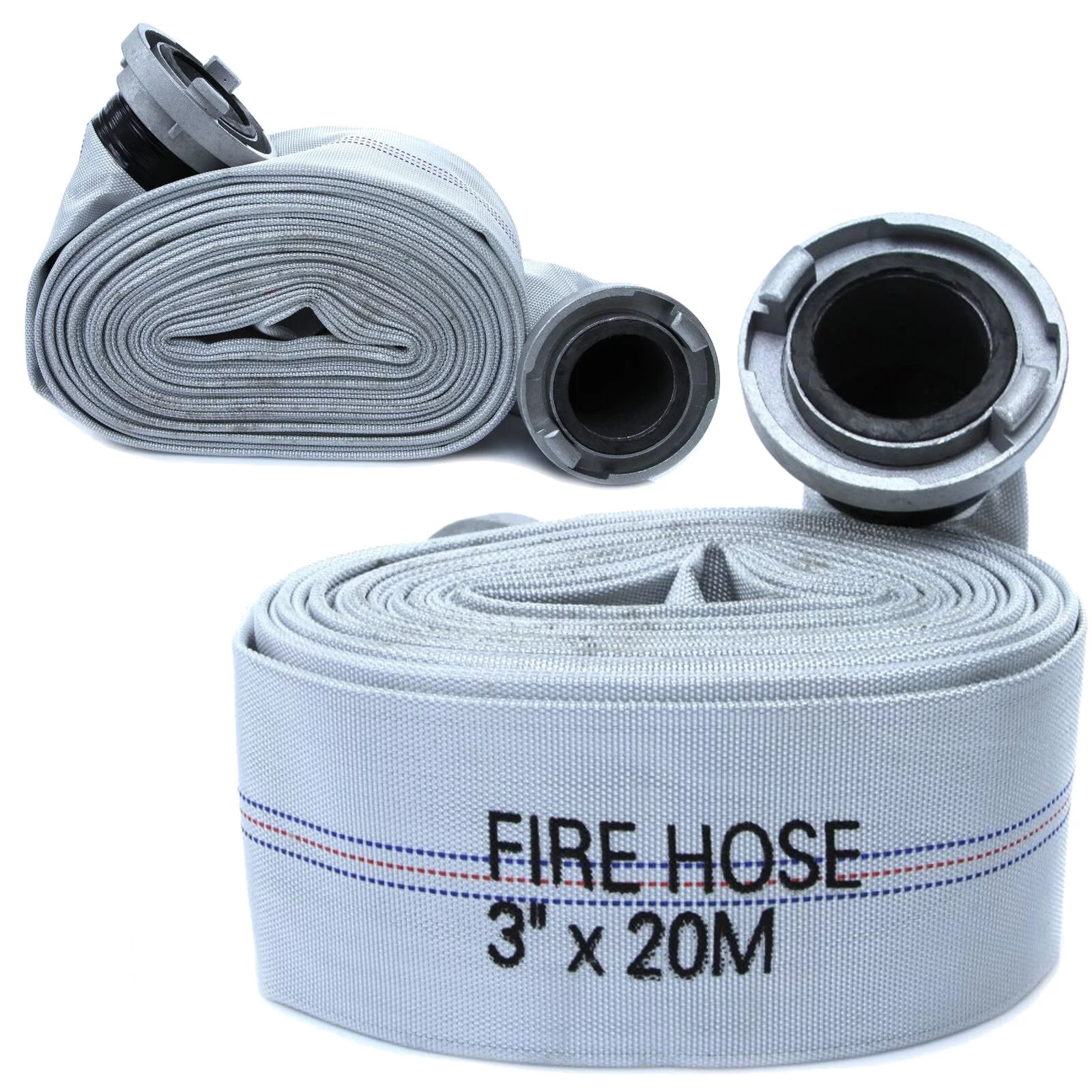 WĄŻ PARCIANY 3'' 75mm Z KOŃC STRAŻAK 20m