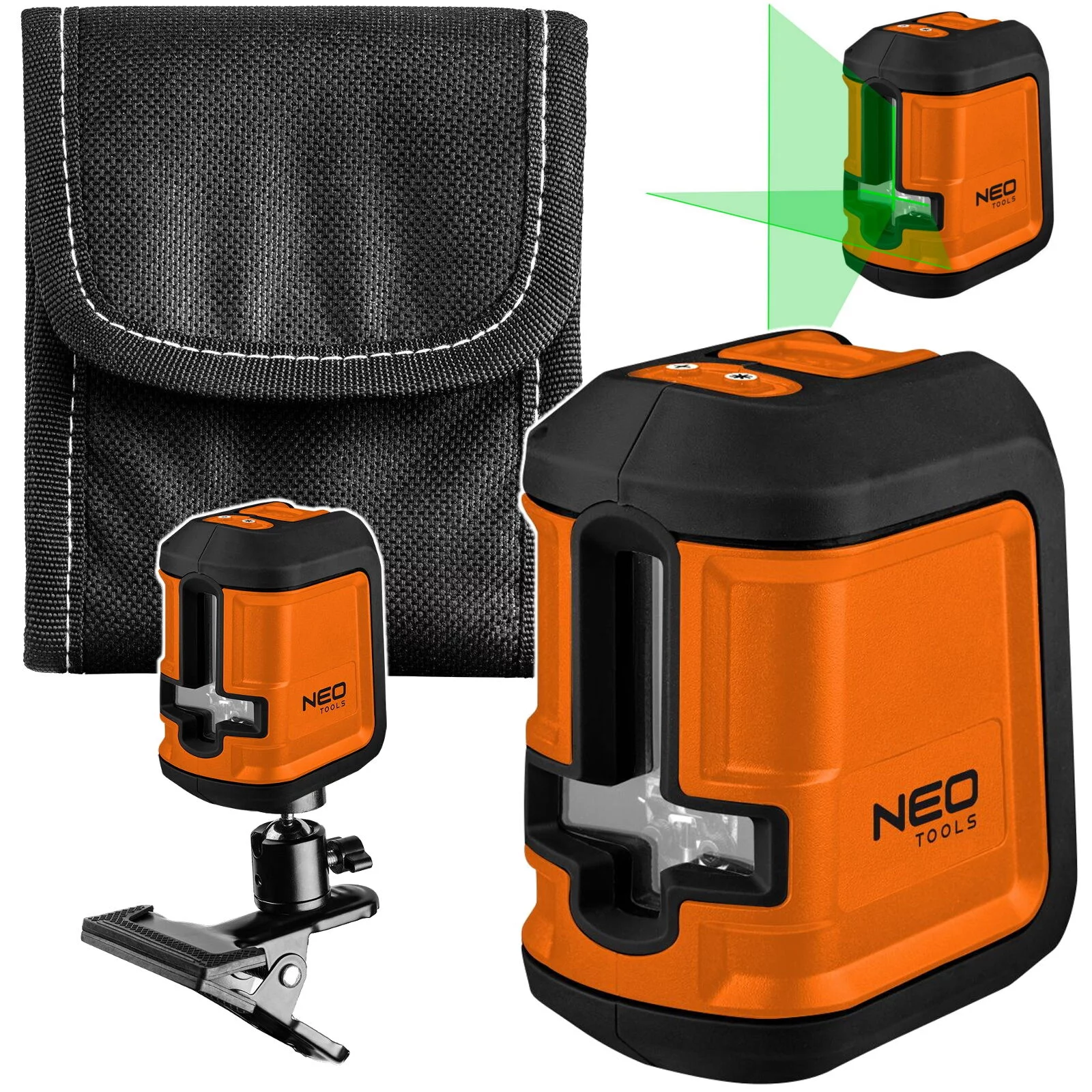 LASER KRZYŻOWY 15M ZIELONY 