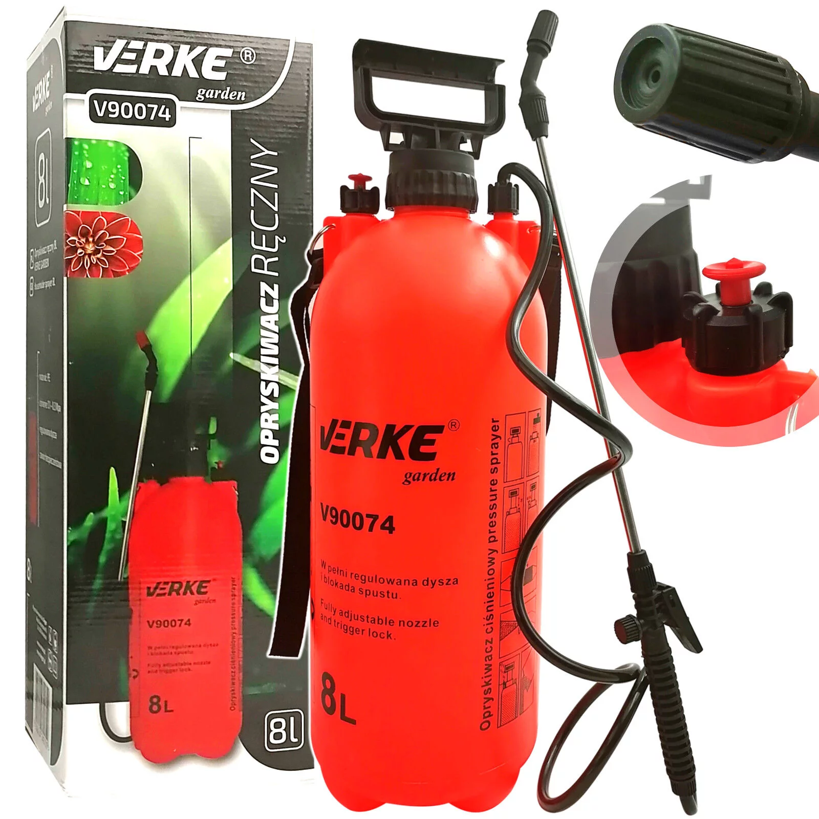 OPRYSKIWACZ RĘCZNY 8L V90074
