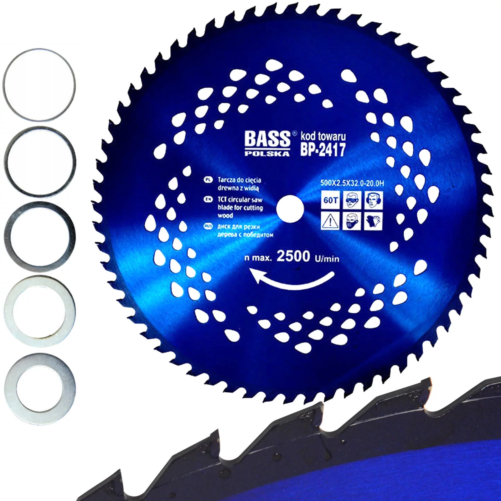 TARCZA PIŁA WIDIOWA 500X32MM 60Z