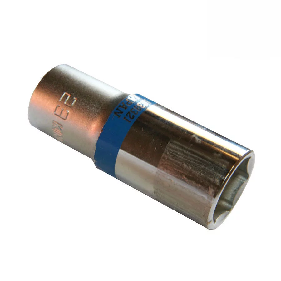 NASADKA DŁUGA 1/2" 23mm 6-KĄT CHROM