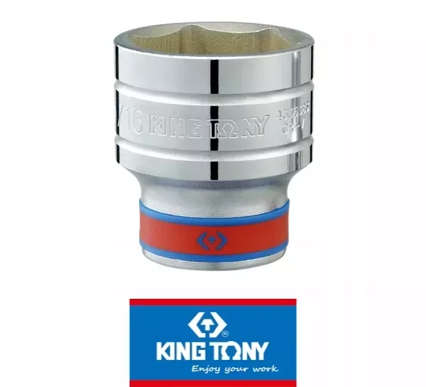 NASADKA KRÓTKA 15/32" 6-KT KINGTONY 1/2" GRZECH
