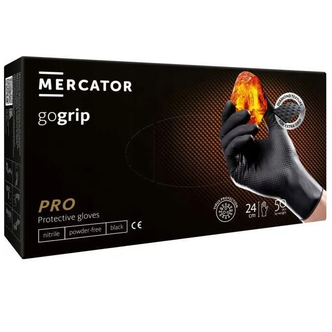 RĘKAWICE GOGRIP BLACK XXL