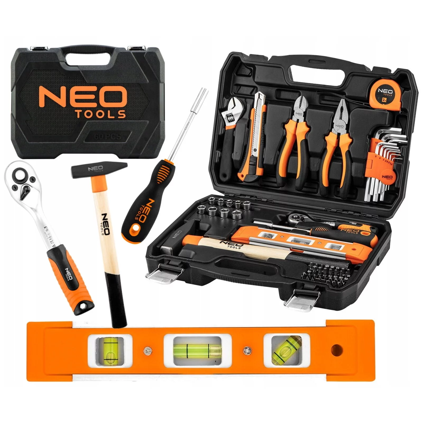 ZESTAW NARZĘDZI 60SZT.  10-200