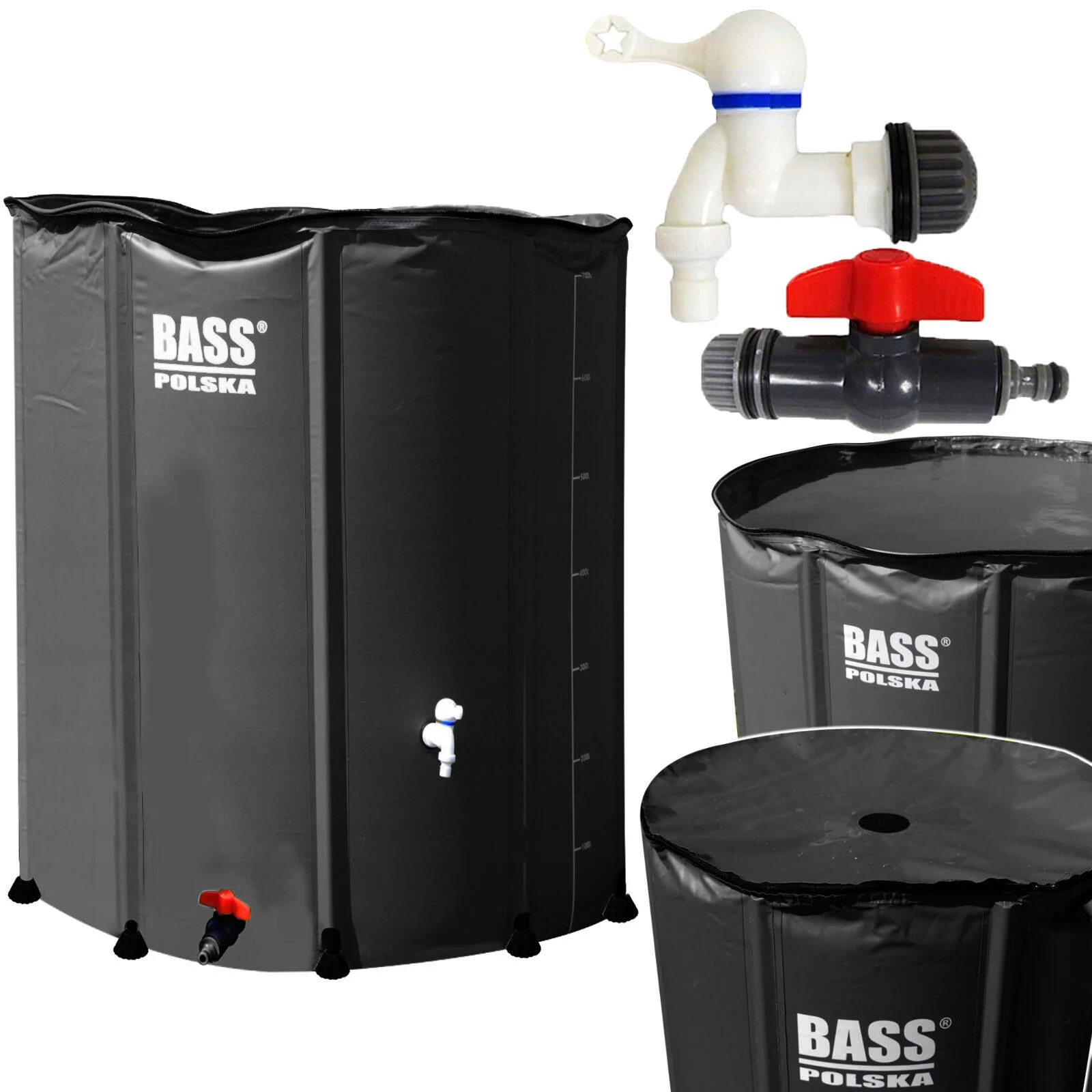 ZBIORNIK NA WODĘ ( deszczówkę ) 750L CZARNY