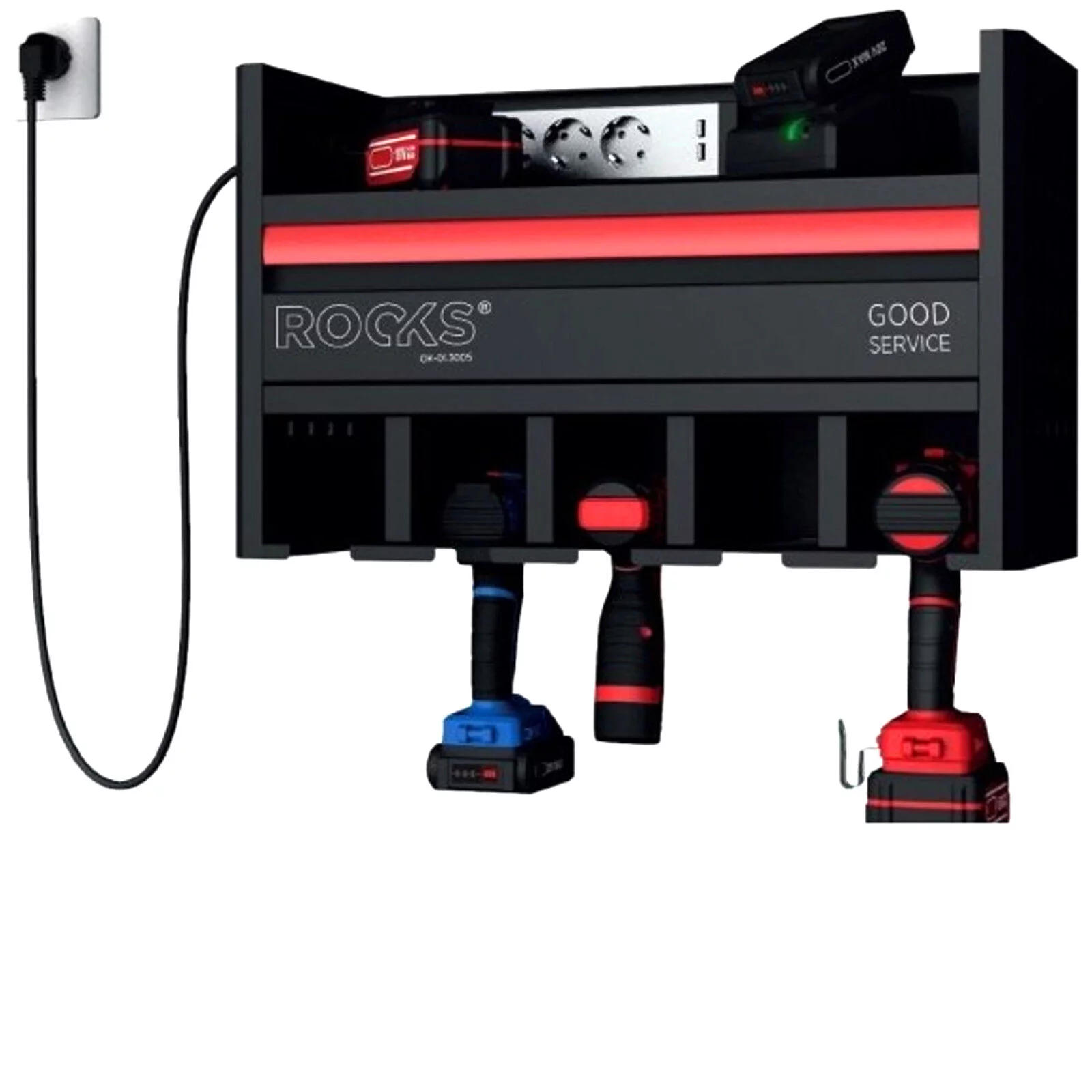 SZAFKA SERWISOWA WISZĄCA + 230V GNIAZDO