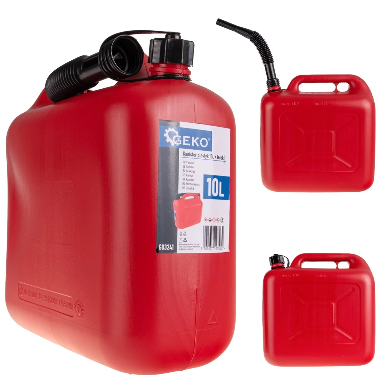 KANISTER PLASTYK 10L+ LEJEK