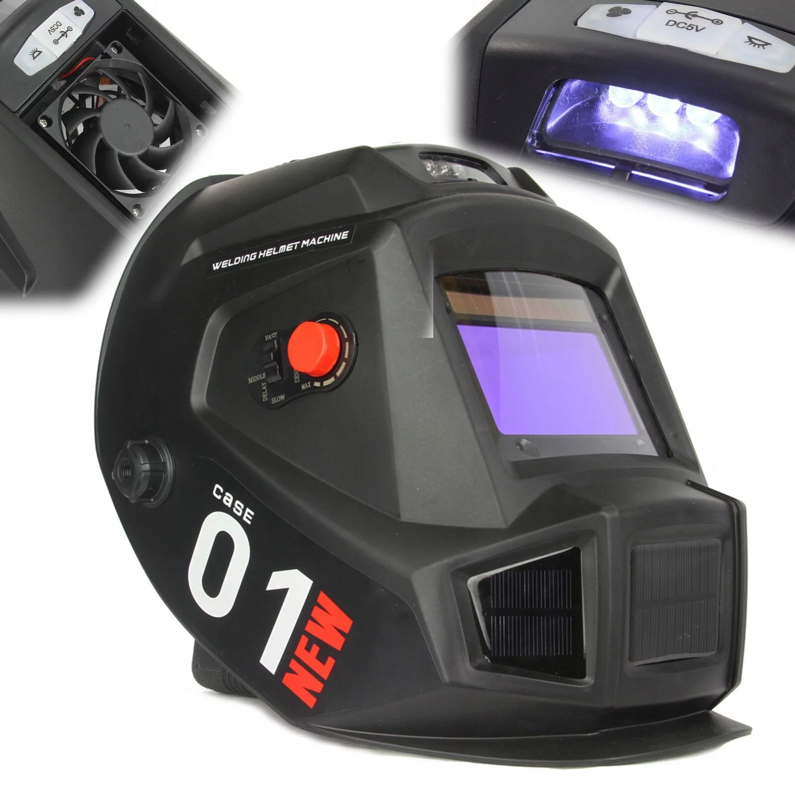 PRZYŁBICA SPAWALNICZA  F2 QUICK GLASS FILTR