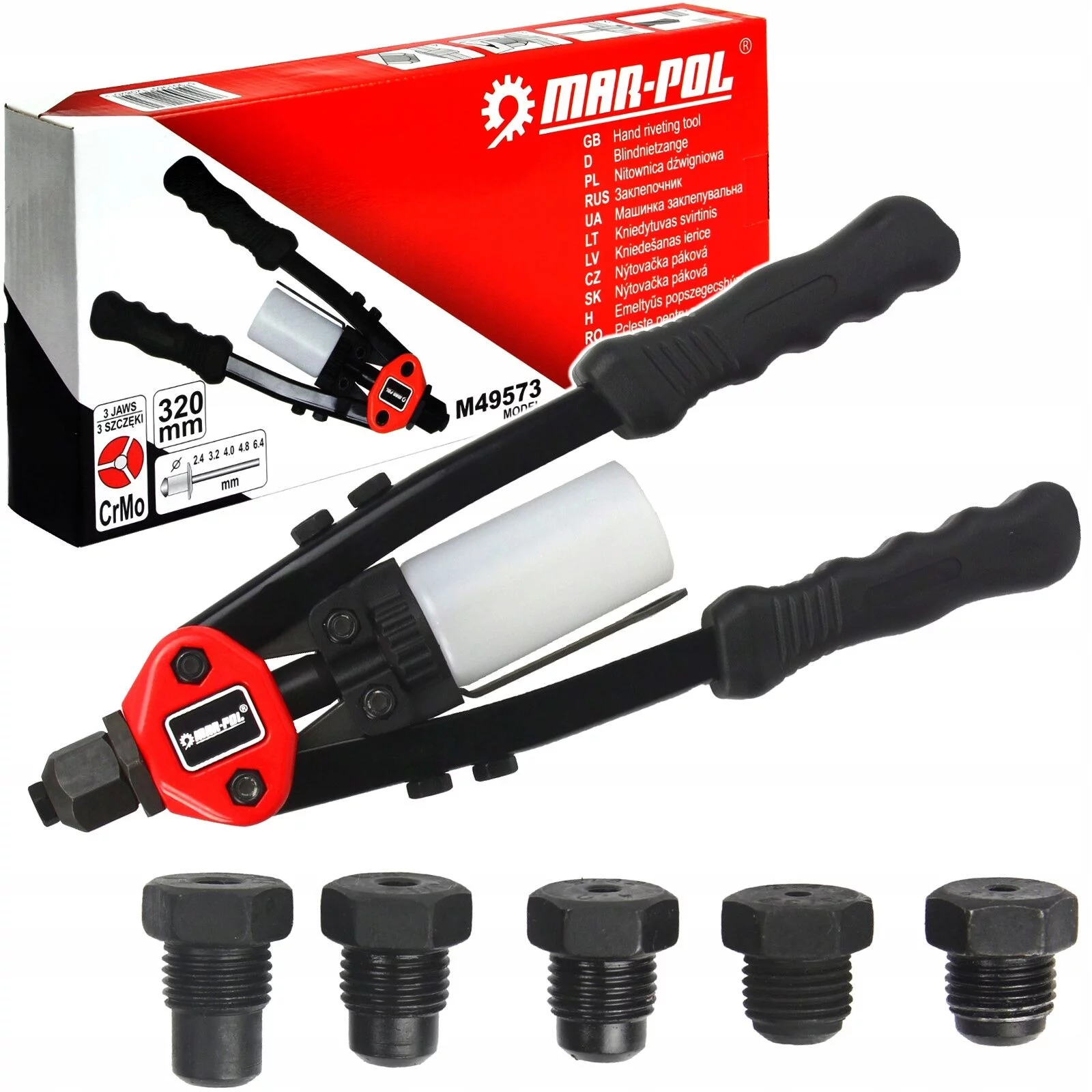 NITOWNICA DŹWIGNIOWA PROFI 2,4-6,4mm 320mm