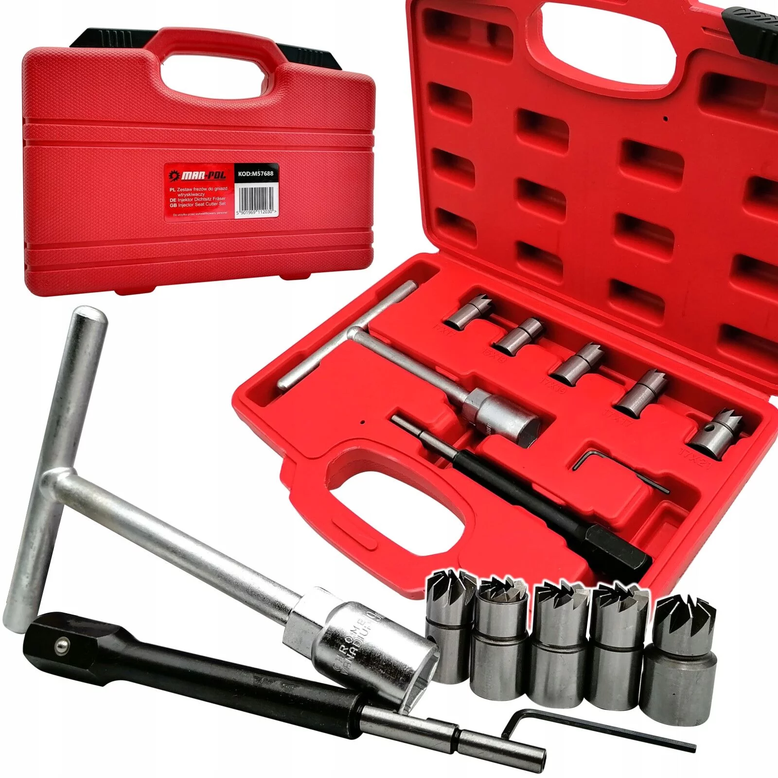 FREZY DO GNIAZD WTRYSKIWACZY WTRYSKÓW ZESTAW