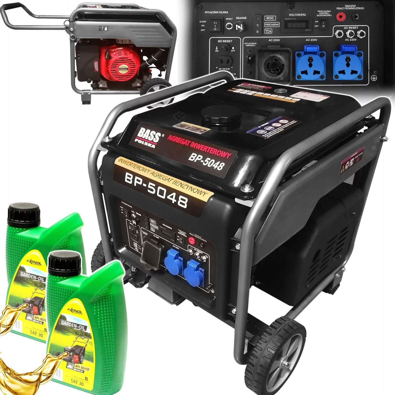 AGREGAT PRĄDOTWÓRCZY GENERATOR INWERTEROWY 7500W