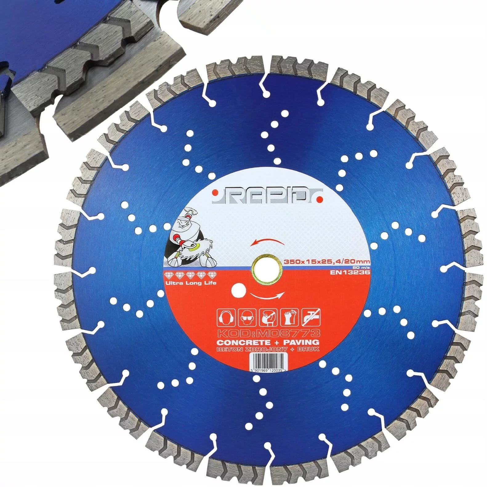 TARCZA 350x15x25,4/20 MM RAPID ARROW bet.zbrojony