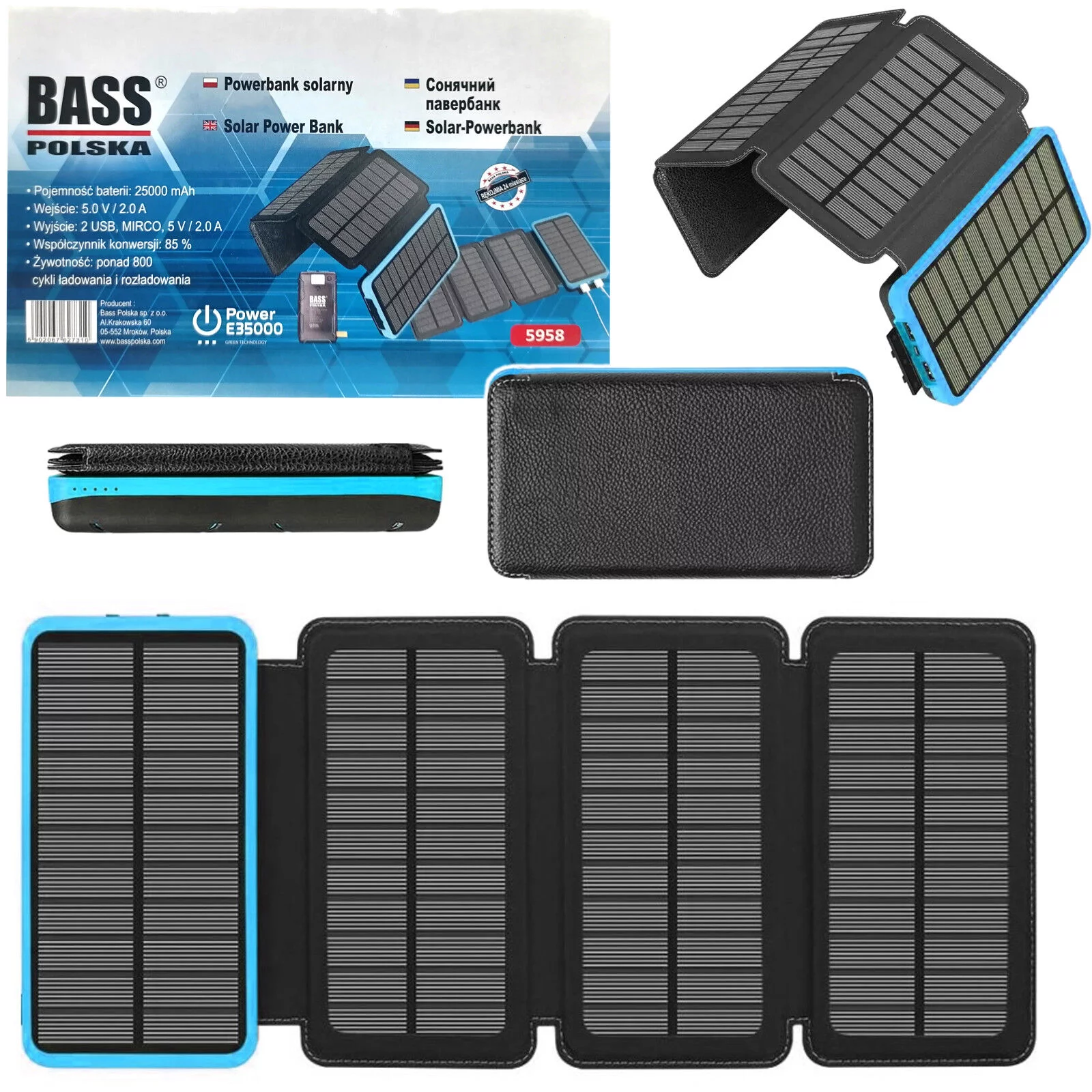 BATERIA SOLARNA 4 panele solarne