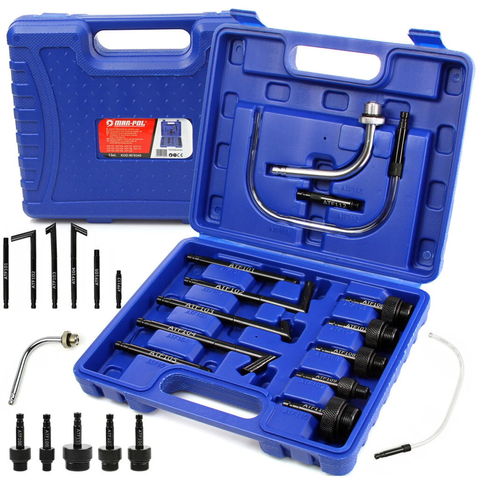 ZESTAW ADAPTERÓW DO WYMIANY OLEJU SKRZYNI AUTOM