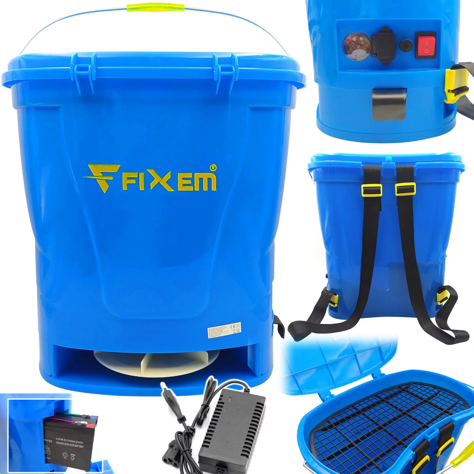 SIEWNIK AKUMULATOROWY ROZSIEWACZ NAWOZU FD-001