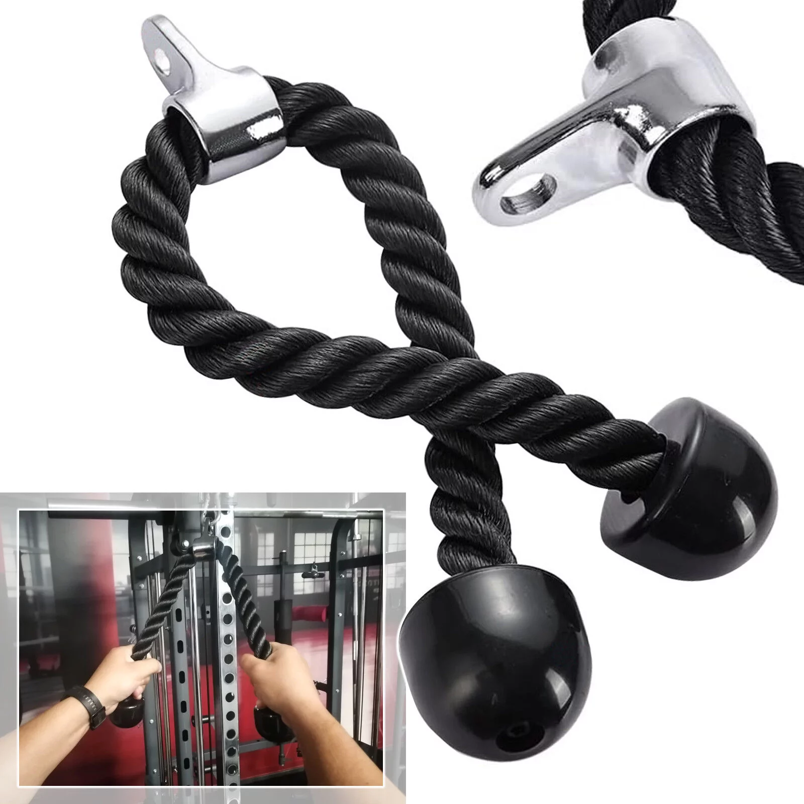 UCHWYT DO WYCIĄGU PODWÓJNY LINA