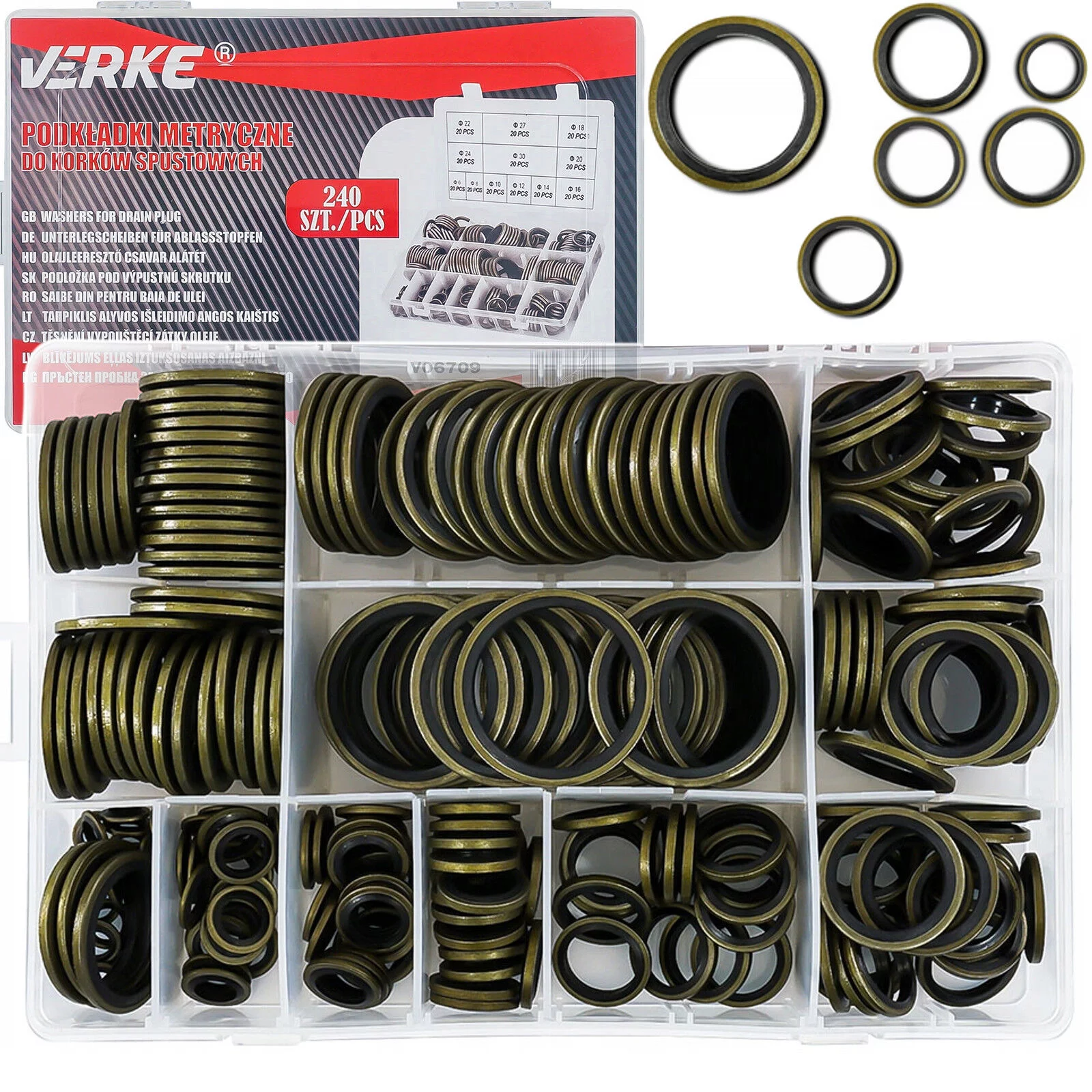 PODKŁADKI MET-GUM DO KORKÓW OLEJU 240el