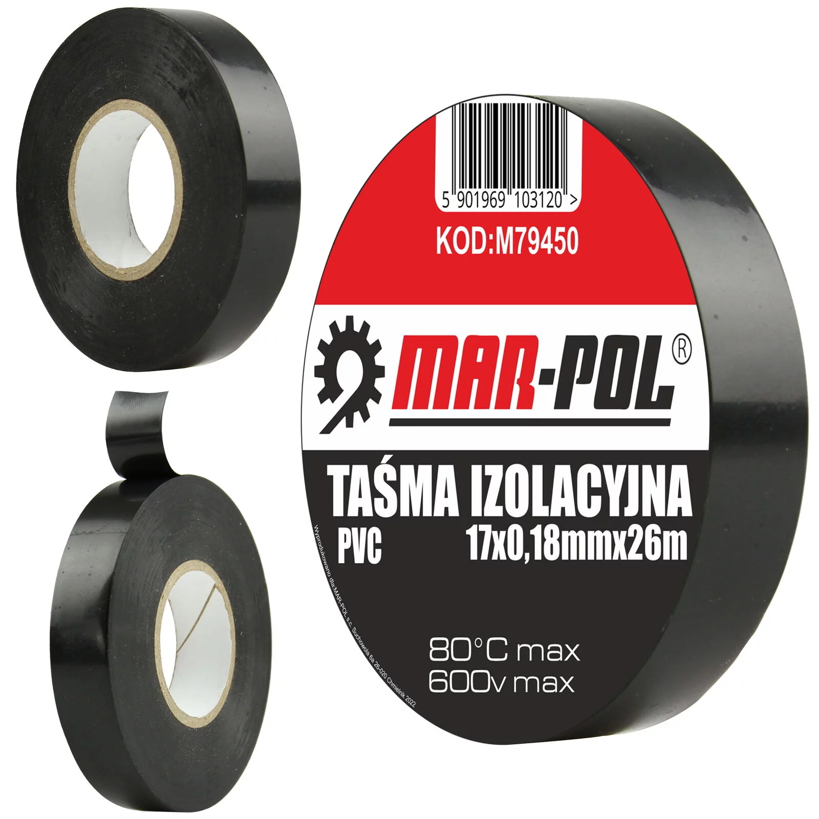 TAŚMA IZOLACYJNA 17mm 26m